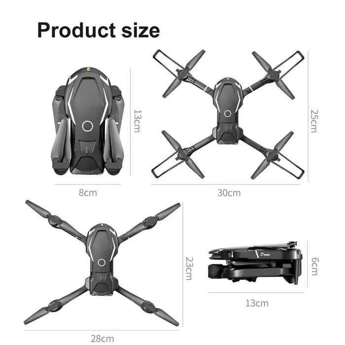 Дрон FalconEye с Автоматично излитане и кацане, 360-градусови лупинги и 3 степени на скорост