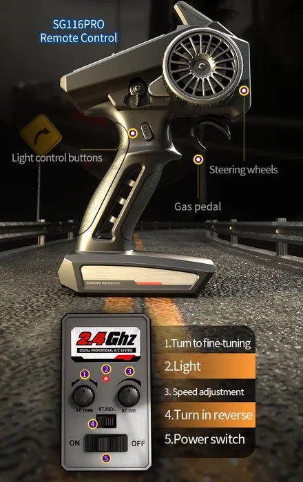 Високоскоростна количка с дистанционно управление Beast Pro 50km/h