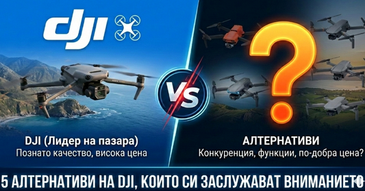 5 алтернативи на DJI, които си заслужават вниманието