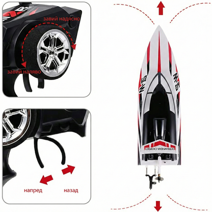 Високоскоростна RC лодка The Wave Chaser&The Wave rider 35km/h