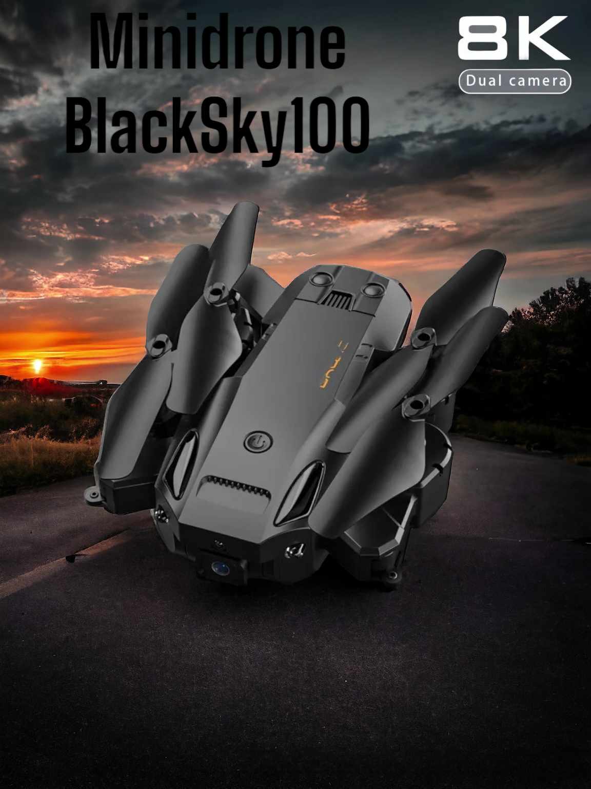 Професионален дрон Minidrone BlackSky100 с множество функции