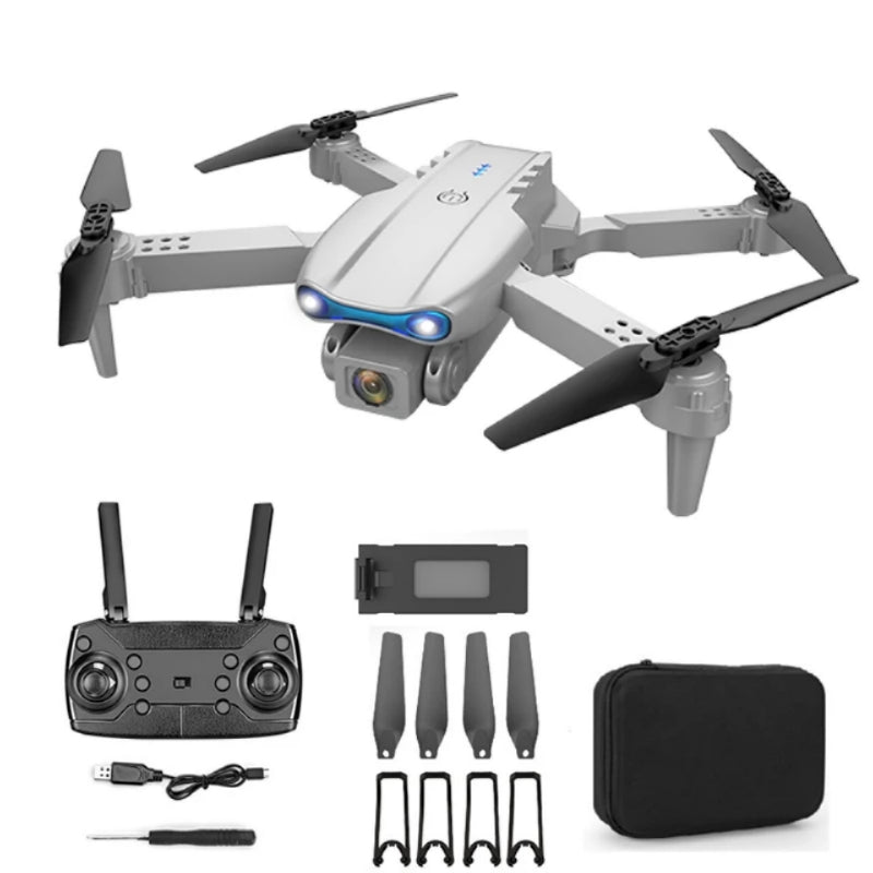 Сгъваем Дрон E100 с Двойна камера и Интелигентни функции, подходящ за Деца и Любители