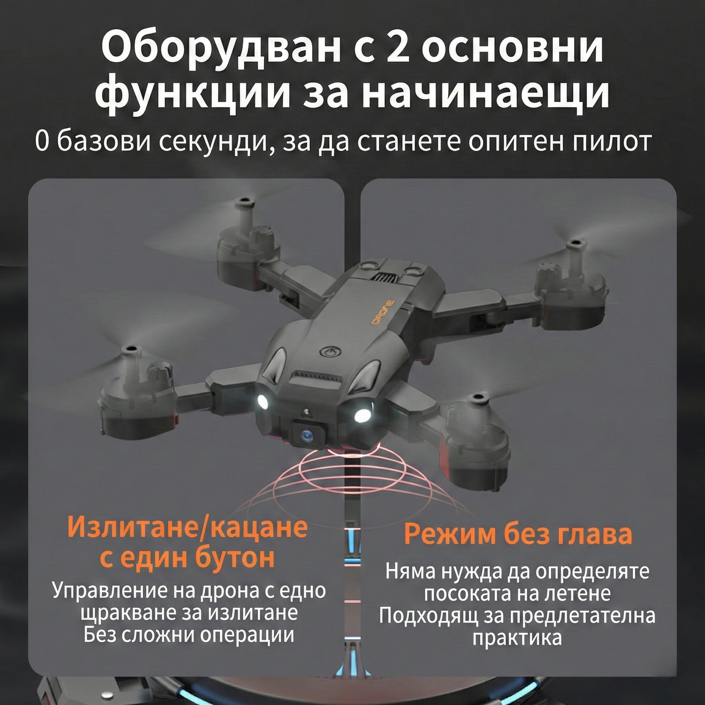 Дрон BlackSky100 - Функции за начинаещи