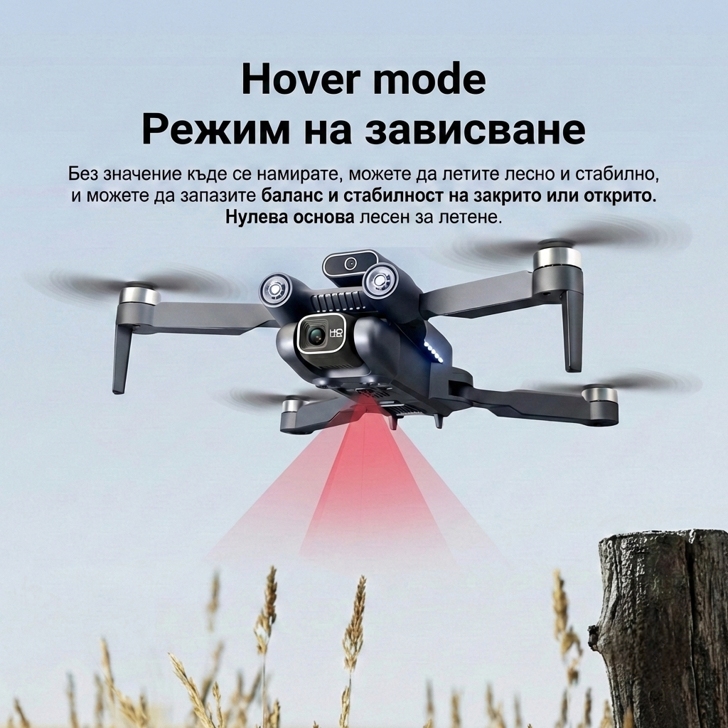 Дрон DualGaze - Hover mode режим на зависване