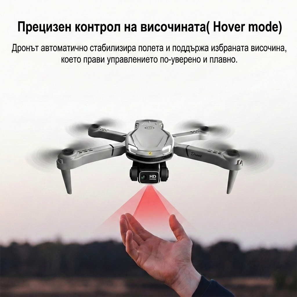 Дрон FalconEye - Hover mode контрол на височината