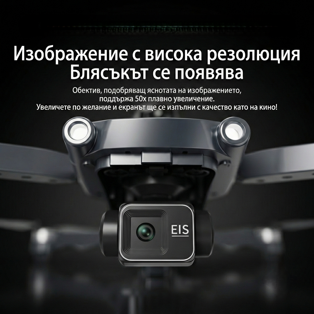Дрон Obsidian X - 50x увеличение с висока резолюция