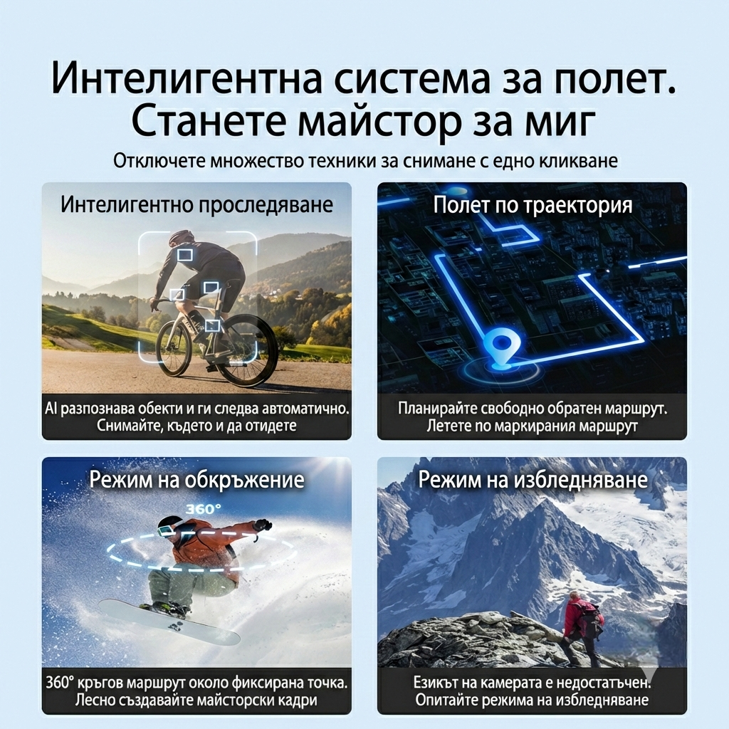 Дрон Obsidian X - Интелигентна система за полет