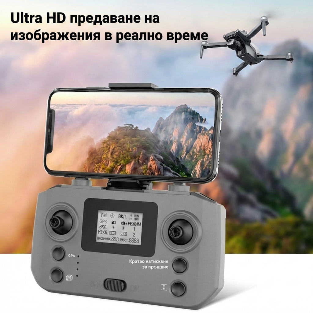 Дрон Obsidian X - Ultra HD предаване в реално време