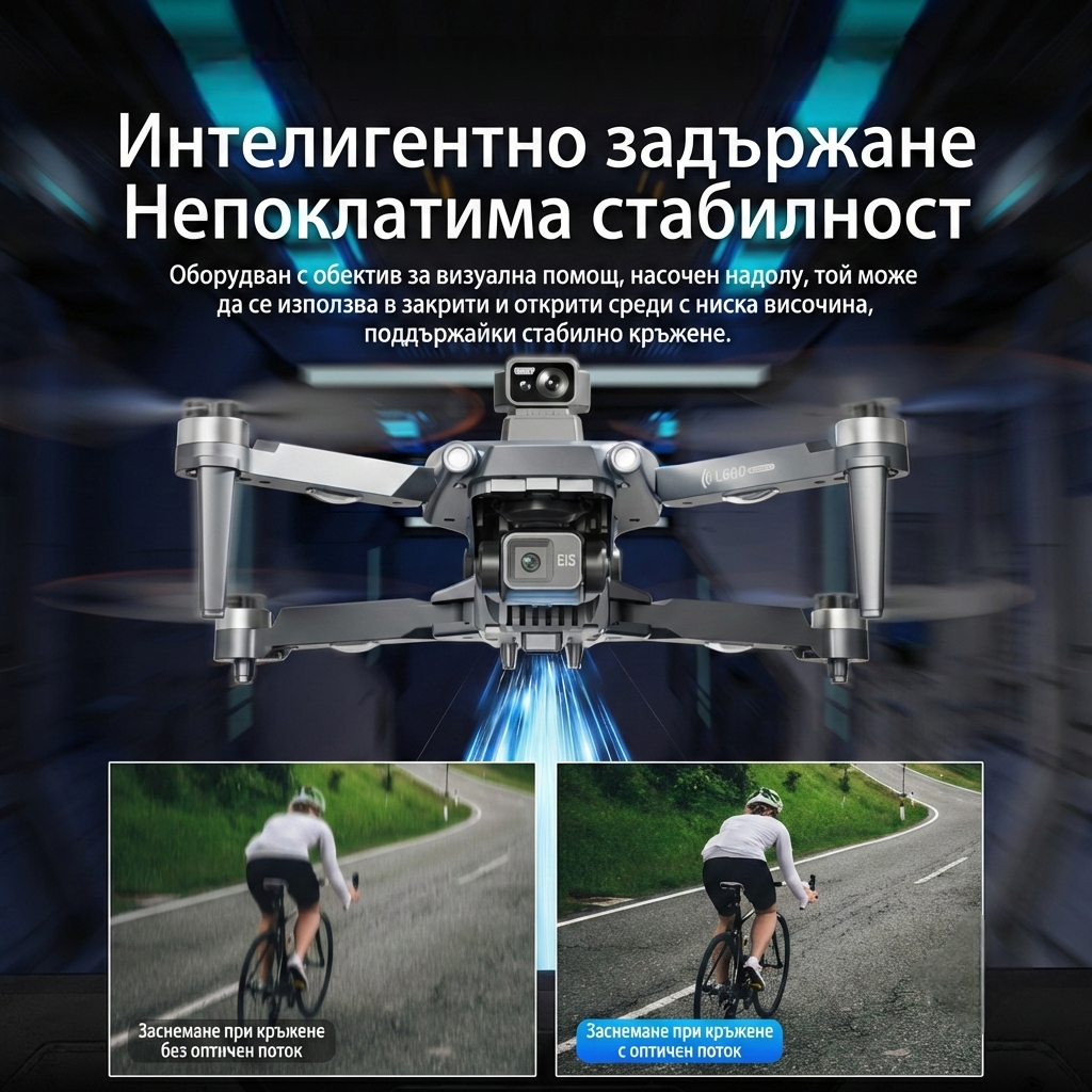 Дрон Obsidian X - Интелигентно задържане и стабилност